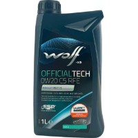 Ulei de motor Wolf Officialtech C5 RFE 0W-20 1L