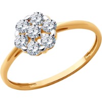 Inel SOLOVOV JEWELRY 51-110-02287-1 s.17,5 1,64g