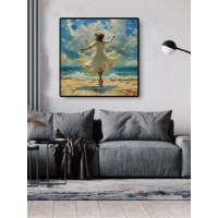 Картина ArtShop The Girl on The Beach 60x60cm (PAI262-L-L)