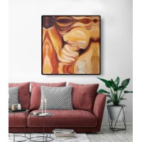 Картина ArtShop Beige Abstraction 100x100cm (PA14)