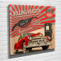 Pictură ArtShop Retro Car 60x60cm (PVN84-L-PL)