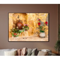 Pictură ArtShop Street With Flower Pots 90x60cm (PVN45)