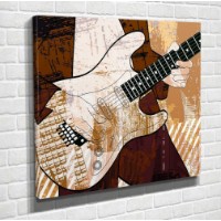 Pictură ArtShop Abstract Guitar 100x100cm (PMU5-PL)