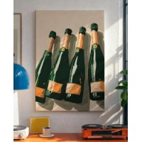 Pictură ArtShop Bottles of Champagne 50x75cm (PET235-M-PL)