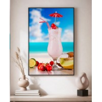 Картина ArtShop Creamy Summer Cocktail 45x90cm (PET37)
