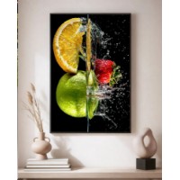 Pictură ArtShop Fruit Explosion in Water 50x75cm (PET166-M-L)