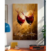 Картина ArtShop Red Wine in Golden Light 50x75cm (PET290-M-PL)