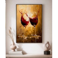 Pictură ArtShop Red Wine in Golden Light 30x45cm (PET290-XL-L)