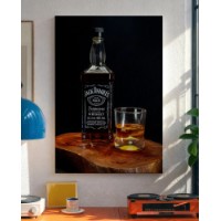 Pictură ArtShop Whiskey Jack Daniels 60x90cm (PET217-P-L)