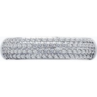 Inel din aur alb cu diamante Casa Bosco 1012175-3 3,2g s.17,5