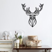 Декоративное панно Wallity Deer4 Black