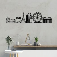 Декоративное панно Wallity European Cities Skyline