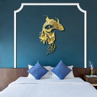 Декоративное панно Wallity Carpa KoiAPT748 M Gold