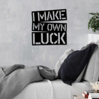 Декоративное панно Wallity I Make My Own Luck