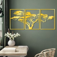 Декоративное панно Wallity Golden Triple Tree 6