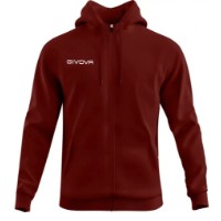 Hanorac pentru bărbați Givova Polarfleece 500 Burgundy, s.M (MA024-0008)