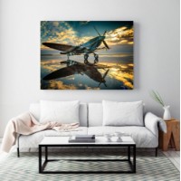 Pictură ArtShop Airplane at Sunset 45x30cm (PTR63-XL-PL)