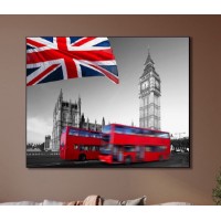 Pictură ArtShop Red Bus of London 60x40cm (PBW23-L)