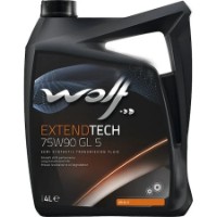 Трансмиссионное масло Wolf Extendtech 75W-90 4L