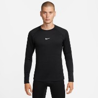 Hanorac barbat Nike Pro Warm Black/White, s.S