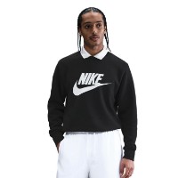 Мужская толстовка Nike Sportswear Club Fleece Black/White, s.M