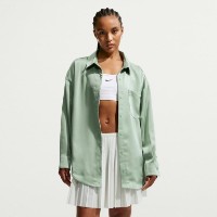 Женская рубашка Nike Sportswear Oversized Satin Long-Sleeve Steam/Sail, s.L