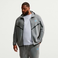 Мужская толстовка Nike Tech Fleece Smoke Grey/Football Blue, s.2XL