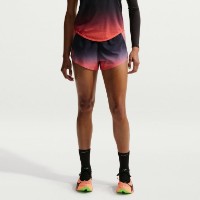 Женские шорты Nike Aero Swift Dri-FIT ADV 3 Brief-Lined Running Black/Bright Crimson/Metallic Silver, s.S