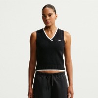 Женская жилетка Nike Sportswear Chill Knit Black/White, s.XL