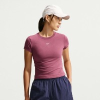 Tricou de dame Nike Sportswear Chill KnitPink Smoke/Sail, s.XS