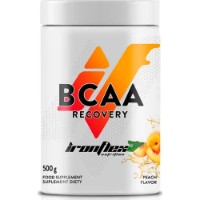 Aminoacizi IronFlex BCAA Recovery Peach 500g