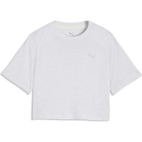 Tricou pentru copii Puma Class Relaxed Lenght Graphic G White Glow heather, s.164