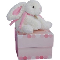 Мягкая игрушка Doudou Rabbit Bonbon 20cm Pink (1239)