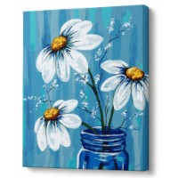 Tablou pe numere Art Gallery Econom Romanite albe 30x40cm (EX7665)