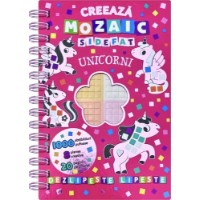 Cartea Creeaza mozaic sidefat Unicorni (9786306529711)