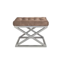 Пуф Atelier Del Sofa Capraz Silver Brown