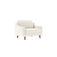 Кресло Atelier Del Sofa Robin Loveseat Milk Froth Walnut