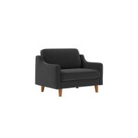 Fotoliu Atelier Del Sofa Robin Loveseat Night Grey Walnut