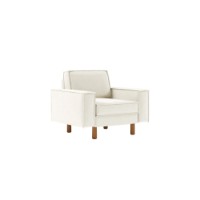 Fotoliu Atelier Del Sofa Sparrow 1 Milk Froth Walnut