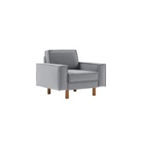 Fotoliu Atelier Del Sofa Sparrow 1 Fog Grey Walnut