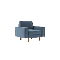Fotoliu Atelier Del Sofa Sparrow 1 Ocean Blue Walnut