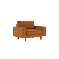 Fotoliu Atelier Del Sofa Sparrow Loveseat Caramel Walnut