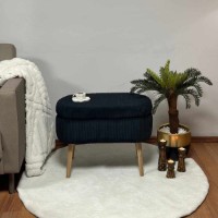 Пуф Atelier Del Sofa Mini Oslo Linen Black