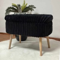 Fotoliu moale Atelier Del Sofa Mini Oslo Linen Toscano Black