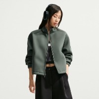 Hanorac damă Nike Pregame Fleece Camo Green, s.XS
