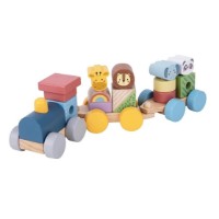 Кубики Tooky Toy Stacking Train (TJ002)