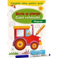 Cartea Scrie si sterge. Masinute (9789669474414)