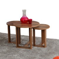 Набор журнальных столиков Hanah Home Mira Walnut