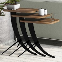 Набор журнальных столиков Hanah Home Pion Walnut