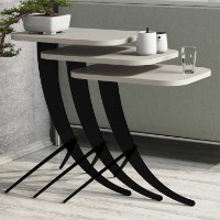 Набор журнальных столиков Hanah Home Pion Cream